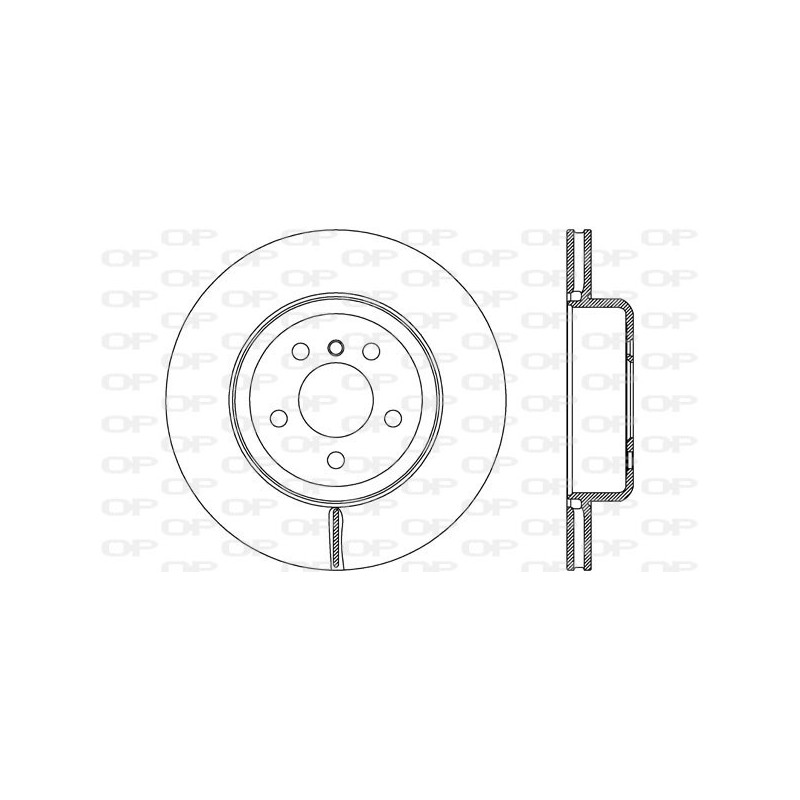 Jeu de 2 disques de frein OPEN PARTS