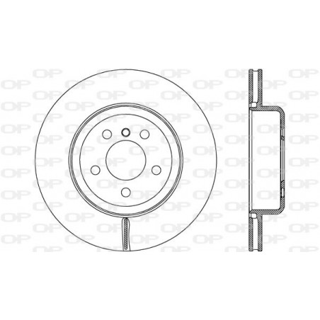 Jeu de 2 disques de frein OPEN PARTS