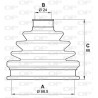 Jeu de joints-soufflets (Cardan) OPEN PARTS