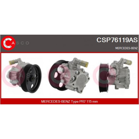 Pompe hydraulique (direction) CASCO