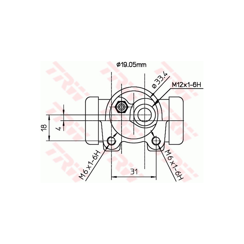 Cylindre de roue TRW