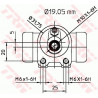 Cylindre de roue TRW