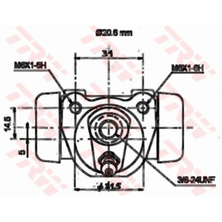 Cylindre de roue TRW