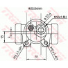 Cylindre de roue TRW