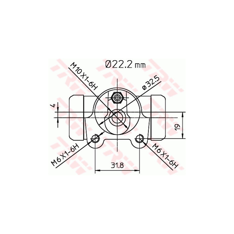 Cylindre de roue TRW