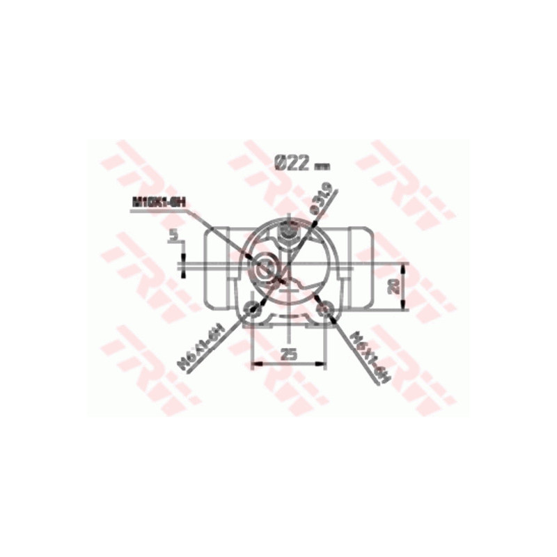 Cylindre de roue TRW