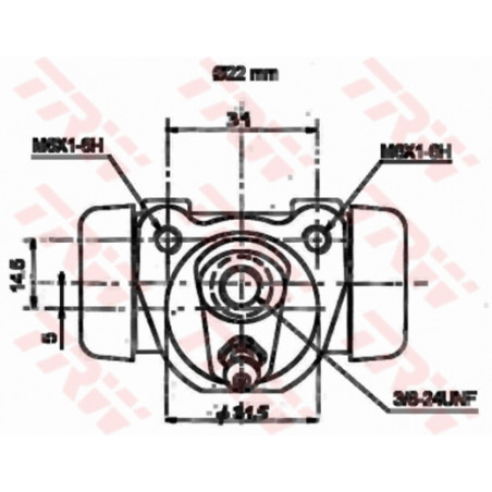 Cylindre de roue TRW