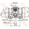 Cylindre de roue TRW