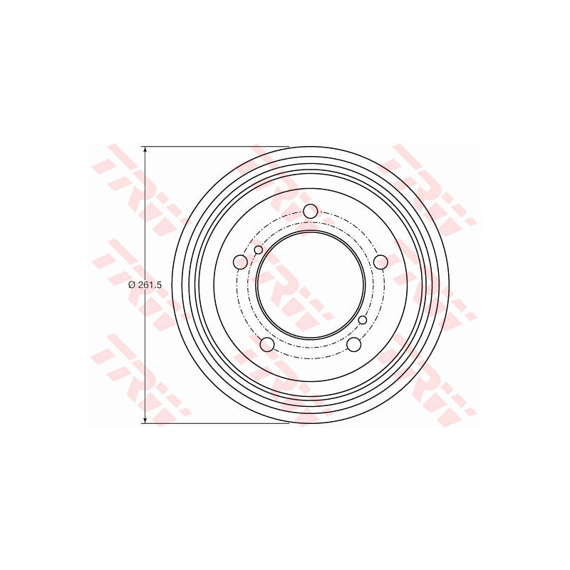 Tambour de frein TRW