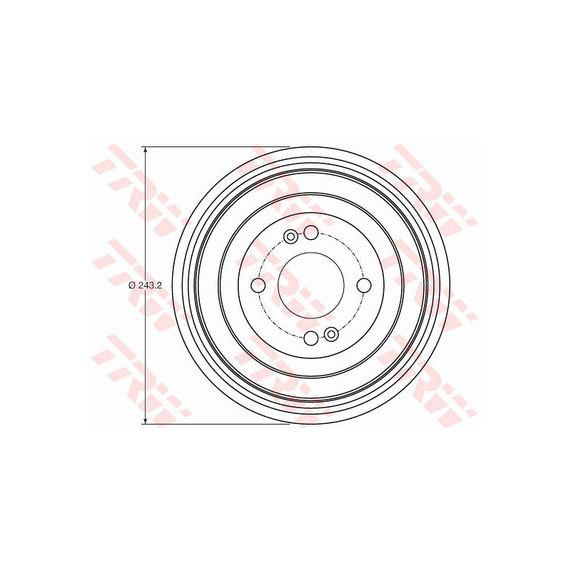 Tambour de frein TRW