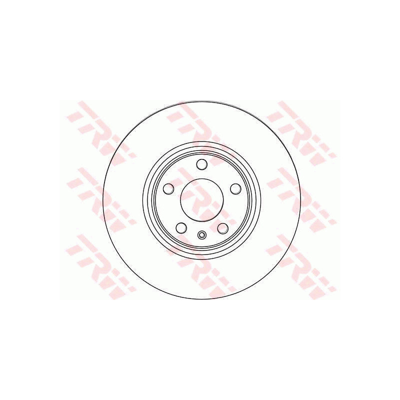 Jeu de 2 disques de frein TRW