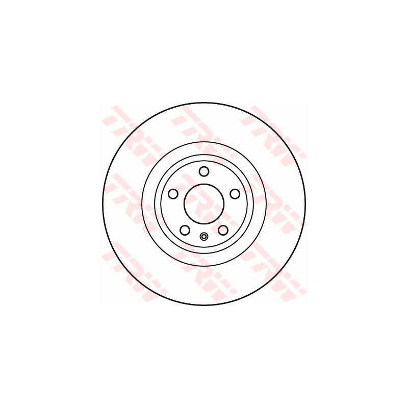 Jeu de 2 disques de frein TRW