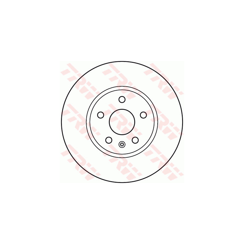 Jeu de 2 disques de frein TRW