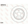 Jeu de 2 disques de frein TRW