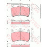 Jeu de quatre plaquettes de frein à disque TRW