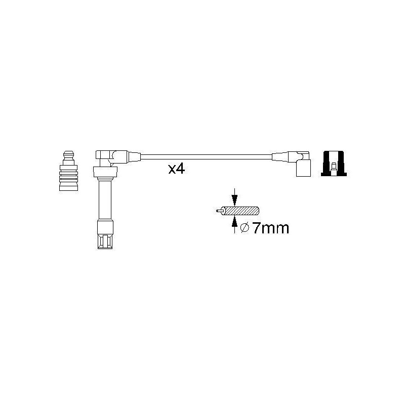 Fils de bougies / Faisceau d'allumage BOSCH
