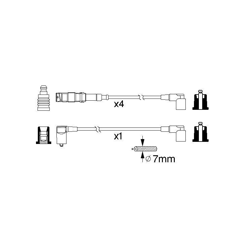 Fils de bougies / Faisceau d'allumage BOSCH