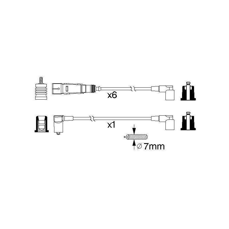 Fils de bougies / Faisceau d'allumage BOSCH