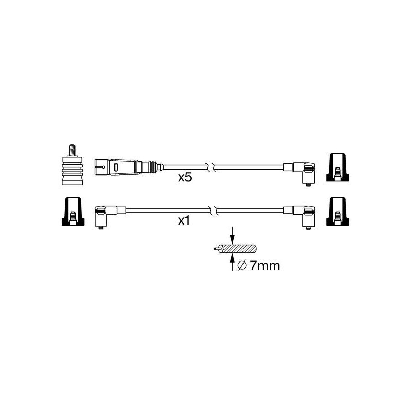 Fils de bougies / Faisceau d'allumage BOSCH