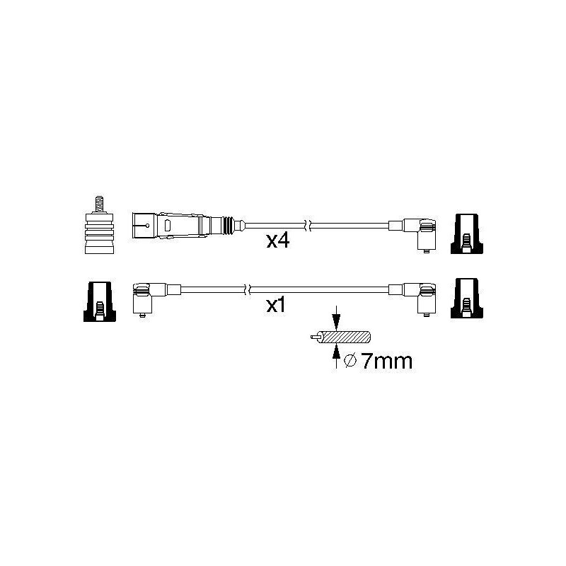 Fils de bougies / Faisceau d'allumage BOSCH