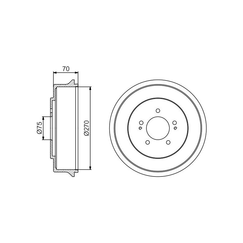 Tambour de frein BOSCH