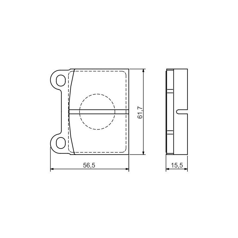 Jeu de quatre plaquettes de frein à disque BOSCH