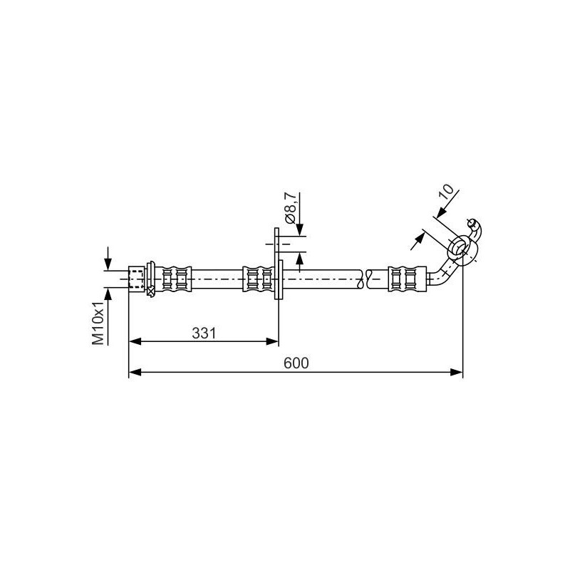 Flexible de frein BOSCH