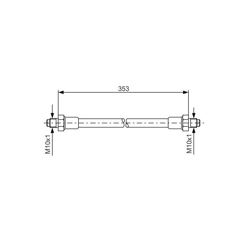 Flexible de frein BOSCH