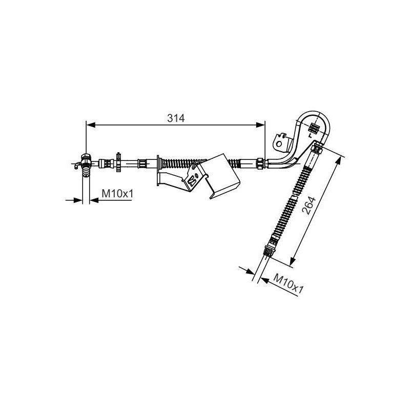 Flexible de frein BOSCH