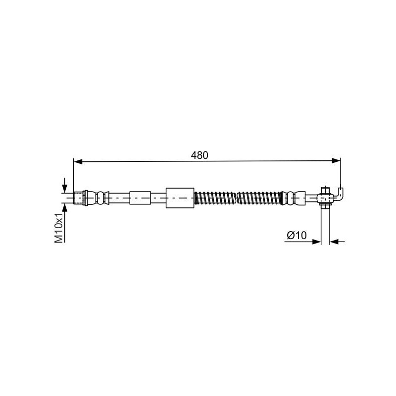 Flexible de frein BOSCH