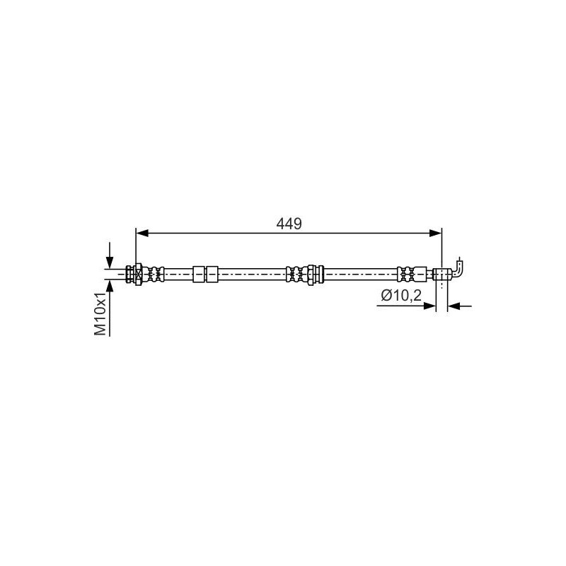 Flexible de frein BOSCH