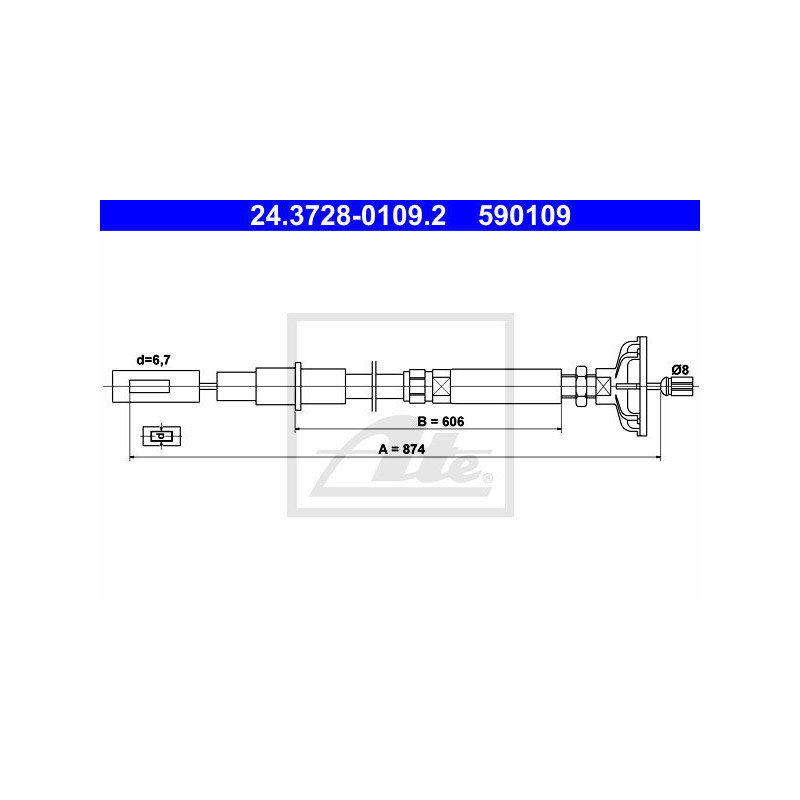 Cable d'embrayage ATE