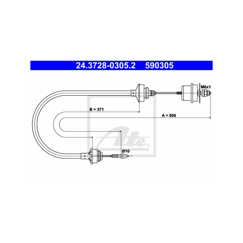 Cable d'embrayage ATE