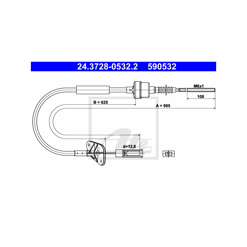 Cable d'embrayage ATE