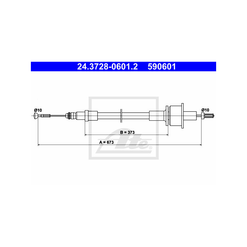 Cable d'embrayage ATE