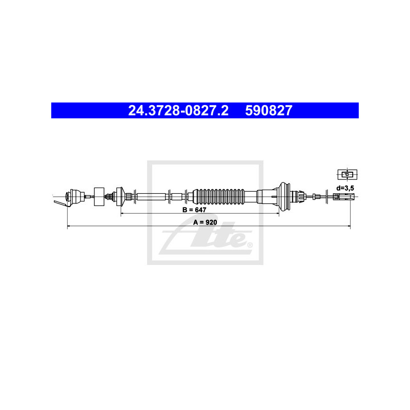 Cable d'embrayage ATE