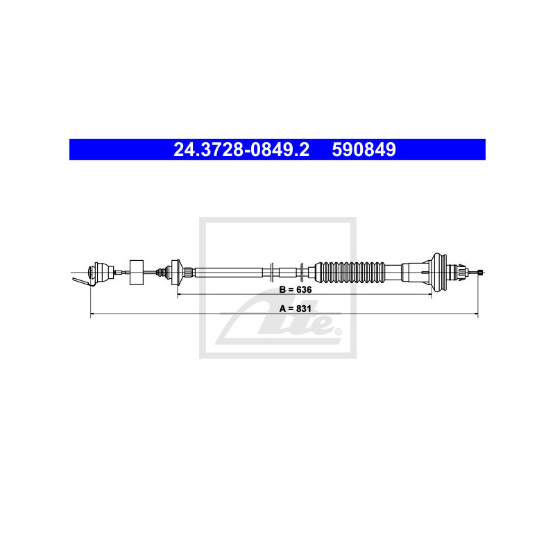 Cable d'embrayage ATE