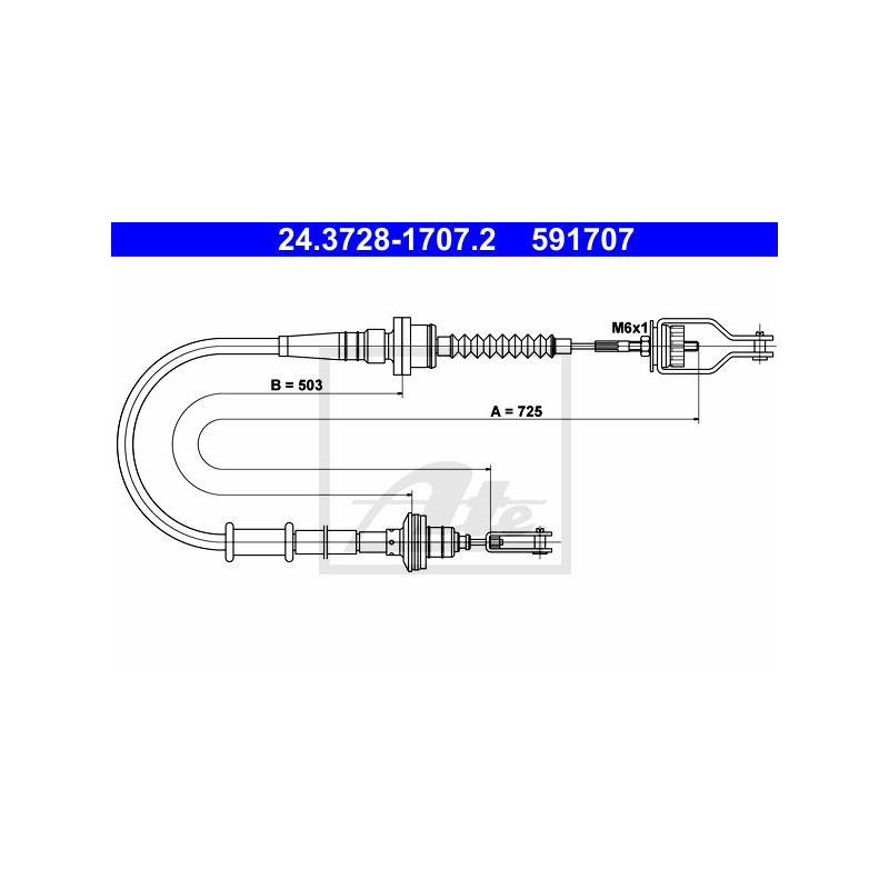 Cable d'embrayage ATE