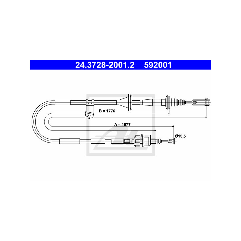 Cable d'embrayage ATE