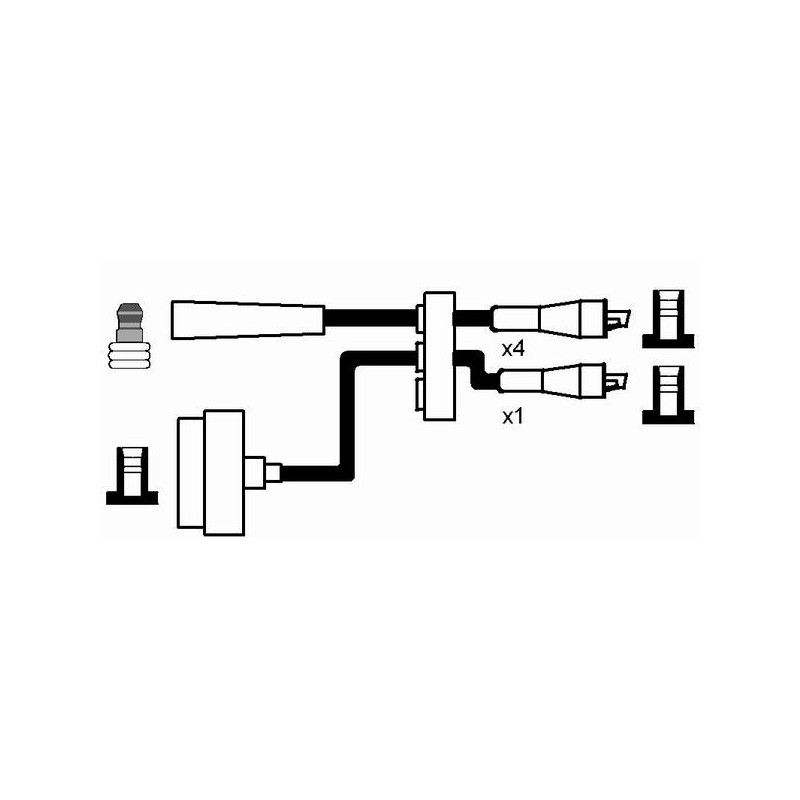 Fils de bougies / Faisceau d'allumage NGK