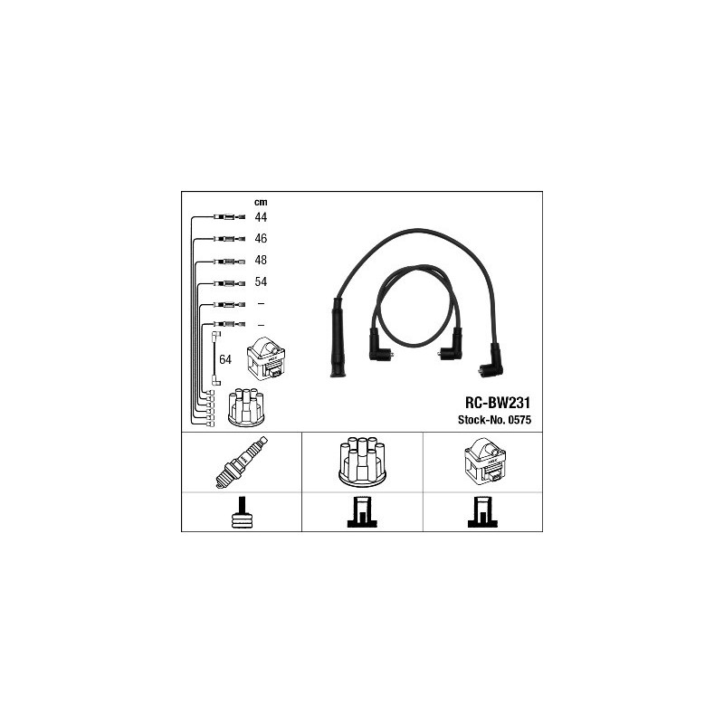 Fils de bougies / Faisceau d'allumage NGK