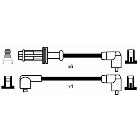 Fils de bougies / Faisceau d'allumage NGK