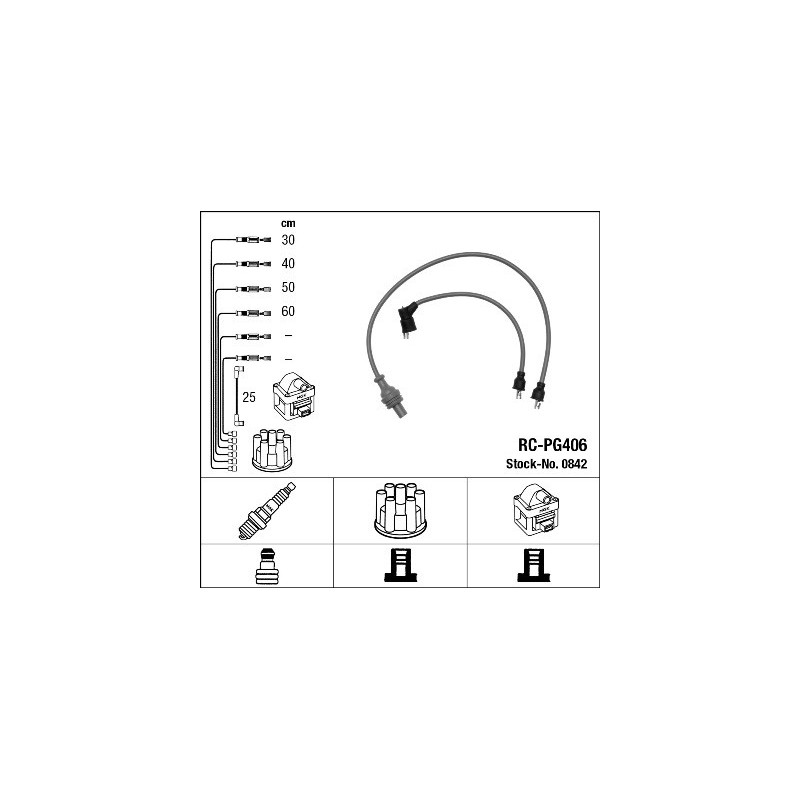 Fils de bougies / Faisceau d'allumage NGK