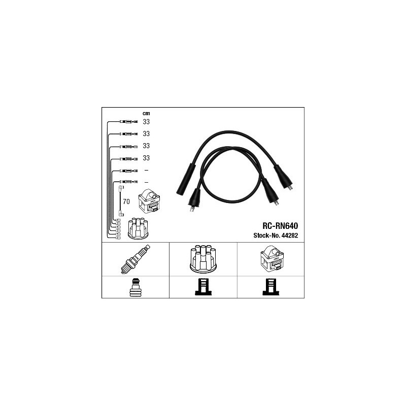 Fils de bougies / Faisceau d'allumage NGK