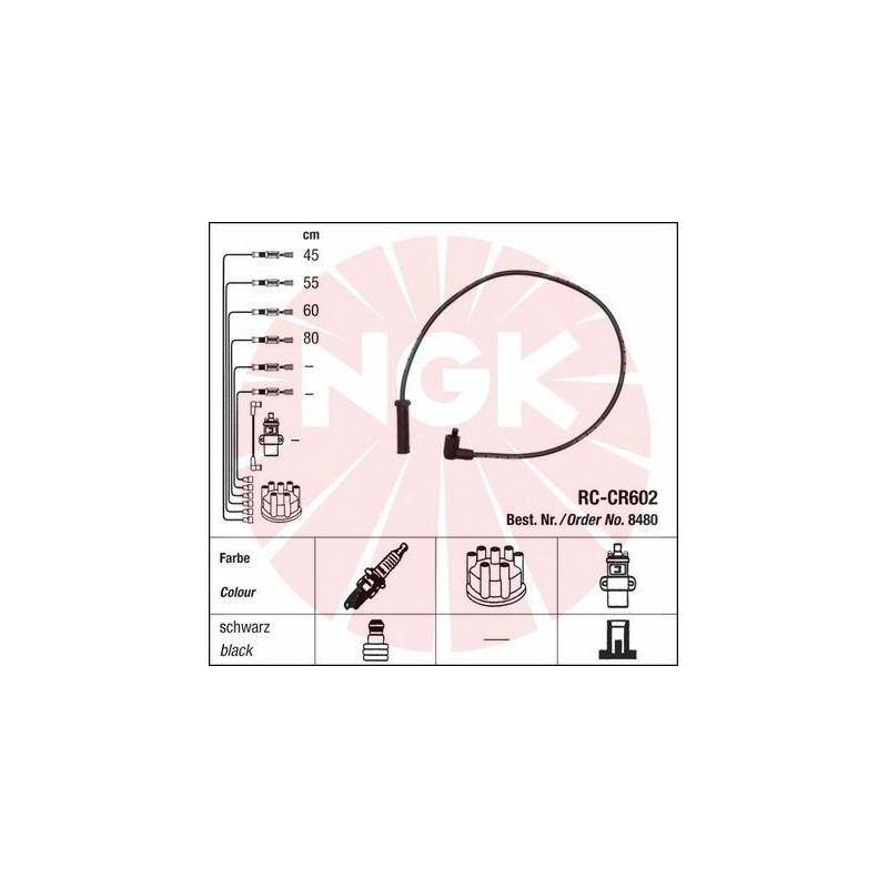 Fils de bougies / Faisceau d'allumage NGK