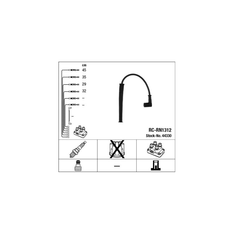 Fils de bougies / Faisceau d'allumage NGK