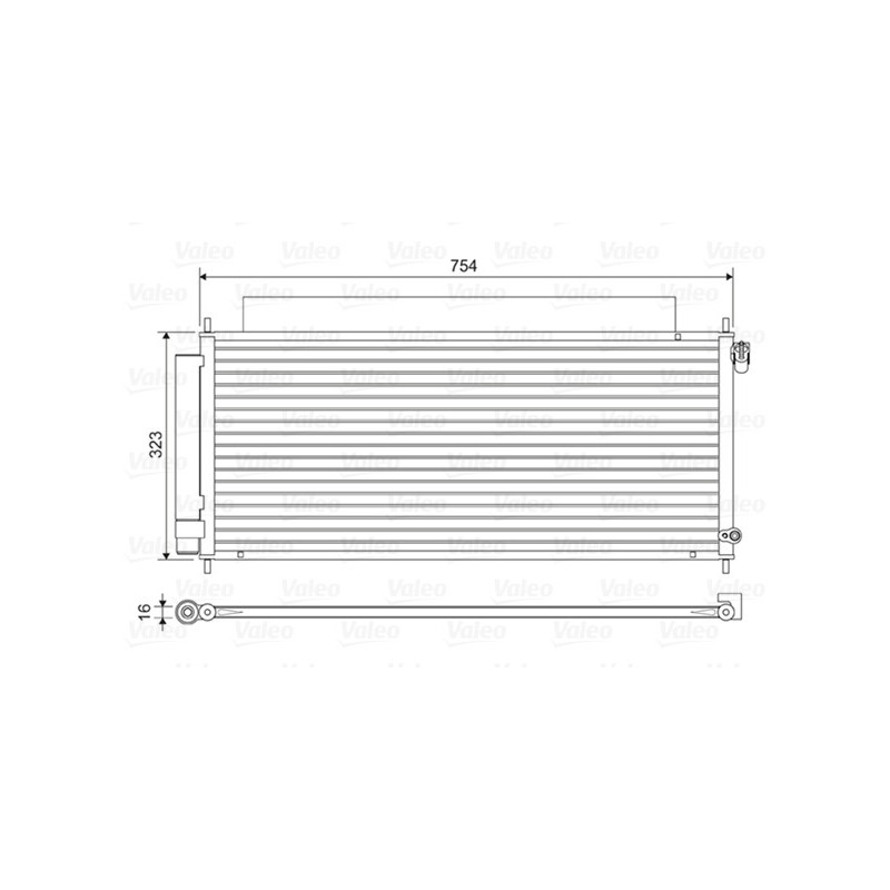 Condenseur de climatisation VALEO