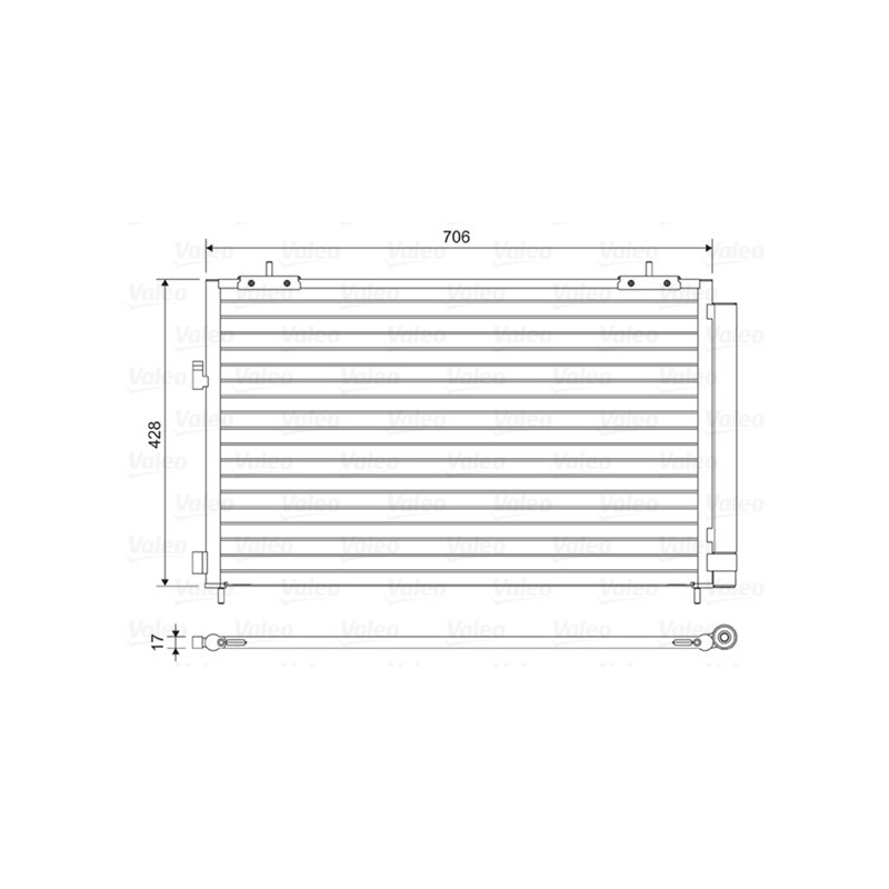 Condenseur de climatisation VALEO