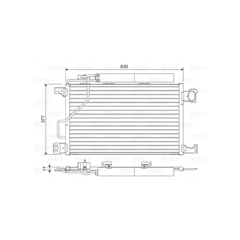 Condenseur de climatisation VALEO