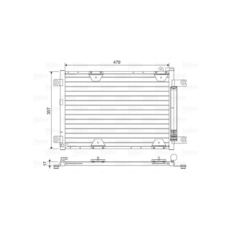 Condenseur de climatisation VALEO